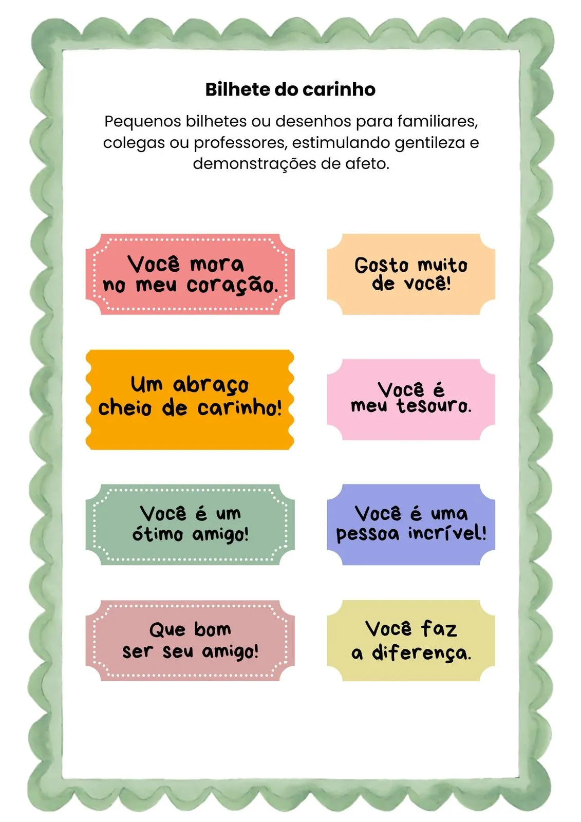 Bilhete do Carinho para Imprimir (PDF Gratuito) | Educação Infantil — Bilhete Do Carinho Para Download 03
