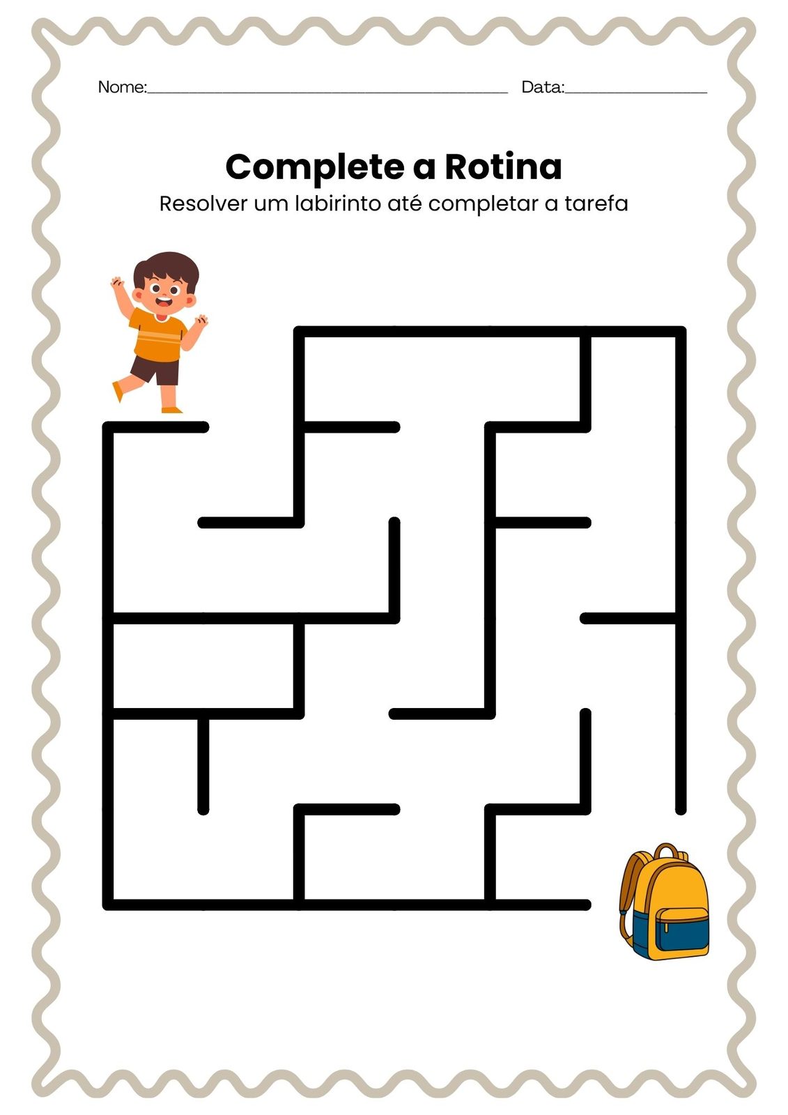 Complete O Caminho Da Rotina 01